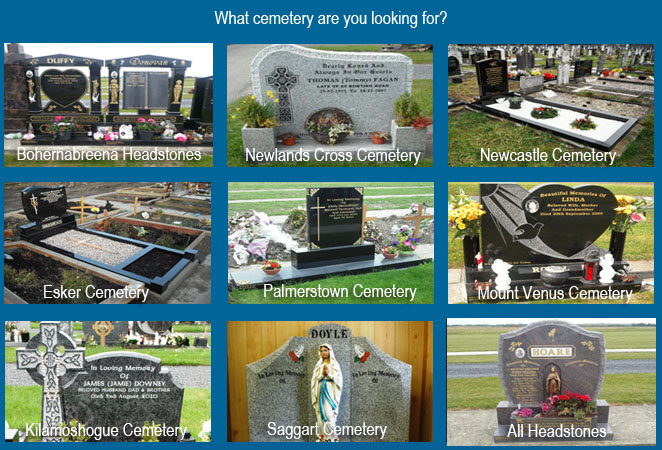Headstones in Ireland